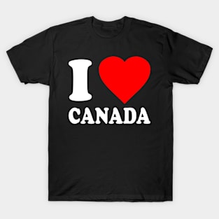 I Love Canada T-Shirt